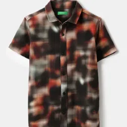 United Colors Of Benetton Brown Regular Fit Printed Shirt-picture-41