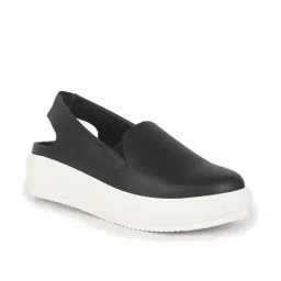 Fausto Women's Black Sling Back Sandals image 2