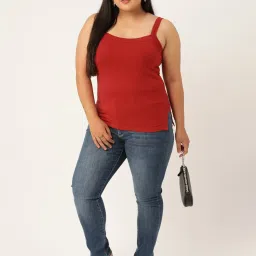 theRebelinme Maroon Camisole Top image 4