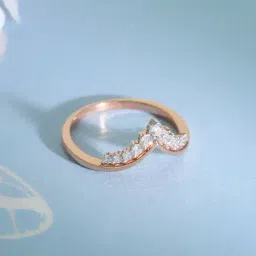 Malabar Gold and Diamonds 18k Rose Diamond Ring for Women-image-94