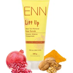 ENN Litt Up Ubtan Skin Brightening Face Wash & Face Scrub image 4