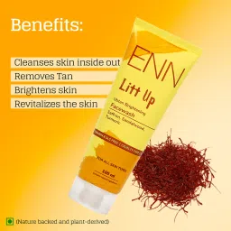 ENN Litt Up Ubtan Skin Brightening Face Wash & Face Scrub image 5