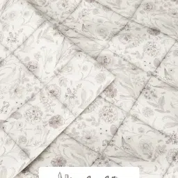 KOPA Audrey Off White Microfibre Floral Double Comforter image 5