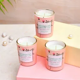 TAYHAA Peach Wax Aroma Fusion Illuminated Candle - Set of 3-picture-10