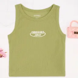 Pantaloons Junior Girls Olive Top-image-39