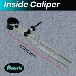 Assorts Spring Caliper Set Cast Iron, & Alloy Steel 150 mm (6 Inch) (Pack of 3) image 2