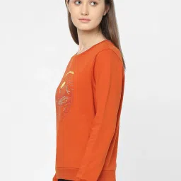 Vero Moda Rust Printed Sweatshirt image 3