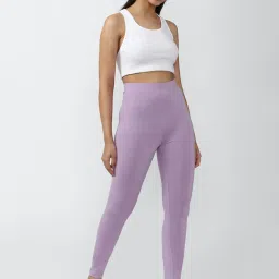 Forever 21 Purple Regular Fit Leggings image 4