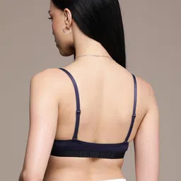 Calvin Klein Underwear Half Coverage Underwired Heavily Padded Plunge Bra QF7726ADVN7-VN7 image 3