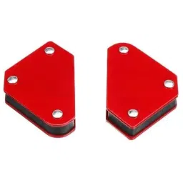 TileMaster Multi-Angle Magnetic Welding Clamp Set 45°, 90° & 135° 15 mm Throat Depth Mild Steel Red, TM-25 (Set of 6) image 2