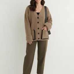 Mast & Harbour Women Ribbed Cardigan-picture-13