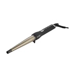 Ikonic Conical Tong Curler 25mm - Black & Gold-Toned-picture-10