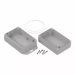 RS PRO Light Grey ABS Enclosure, IP65, Flanged, Light Grey Lid, 121.4 x 81.6 x 60.2mm Model No 2069094 image 3