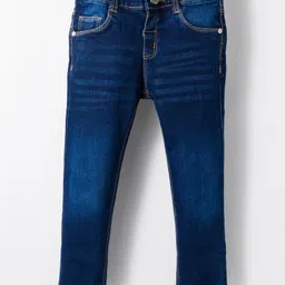 simply premium Simply Denim Full Length Washed Jeans - Navy Blue-picture-18