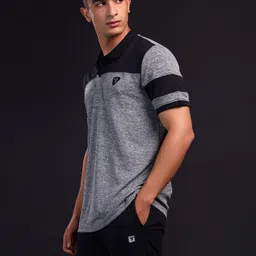 Technosport Men Polo Collar Anti Static Slim Fit T-shirt image 3