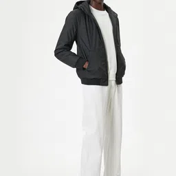 Koton Men Floral Bomber Jacket image 4