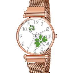CSAMON Women Printed Dial Analogue Watch Csamon_34_Rose gold 315 Green Dial-picture-25