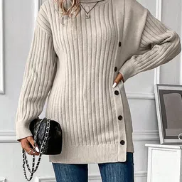 LULU & SKY Women Ribbed Pullover image 5