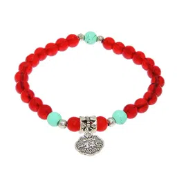 SANAA CREATIONS Unisex Artificial Beaded Antique Elasticated Bracelet-image-81