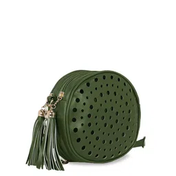 KLEIO  Cut-Out Detail Round Cross Body Sling Bag image 5