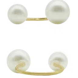 JOKER & WITCH Women White & Rose Gold-Toned Fresh Snow Love Triangle Watch Gift Set JWLT191 image 5