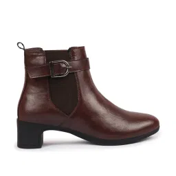 Fausto Women's Brown Chelsea Boots image 2