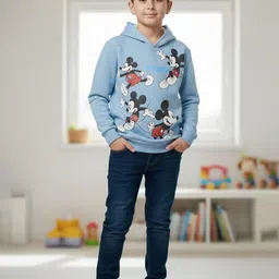 YK Disney Boys Printed Hooded Sweatshirt-picture-26