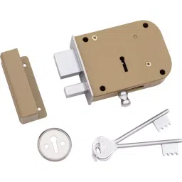 Atom Iron, Steel Brown Chrome Finish Deadbolt Lock, ML004-WDL4-PC-BSK image 4