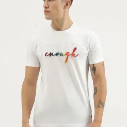 United Colors of Benetton White Regular Fit Printed T-Shirt-picture-40