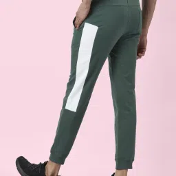Ajile by Pantaloons Pine Cotton Slim Fit Striped Joggers image 2