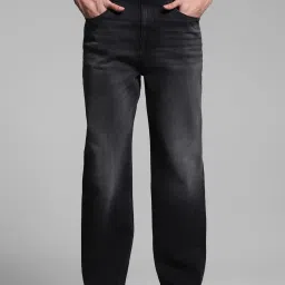 Jack & Jones Black Cotton Loose Fit Jeans image 1