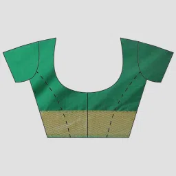 Banarasi Silk Works Maroon Woven Saree With Unstitched Blouse image 3