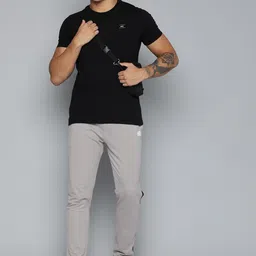 HRX by Hrithik Roshan Men Striped Regular Fit Track Pants image 4