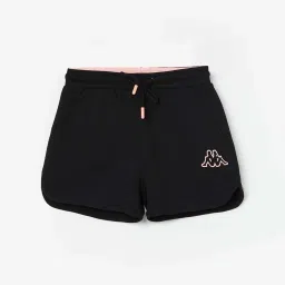 KAPPA Kids Black Cotton Printed Shorts image 1