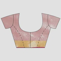 Banarasi Silk Works Silver Woven Saree With Unstitched Blouse image 3