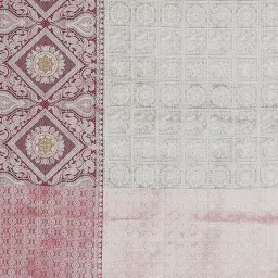 Banarasi Silk Works Silver Woven Saree With Unstitched Blouse image 5