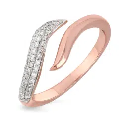 Malabar Gold and Diamonds 18k Rose Gold Diamond Ring for Women-picture-20