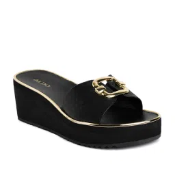 Aldo Women's Black Casual Wedges image 2