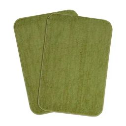 Saral Home Green Microfibre 1041 GSM Bath Mats - Set of 2-image-104