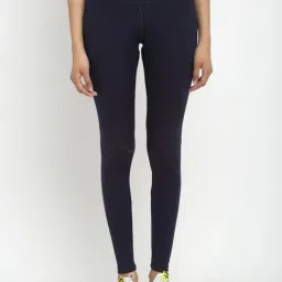 Global Republic Navy Slim Fit Leggings-image-65