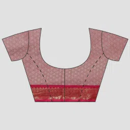 Banarasi Silk Works Blue Woven Saree With Unstitched Blouse image 3