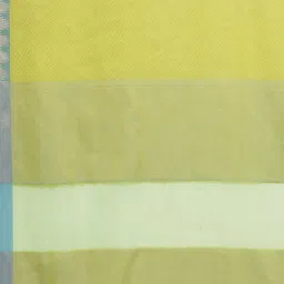 Banarasi Silk Works Green Printed Saree With Unstitched Blouse image 4