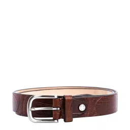 James Aston Brown Leather Waist Belt for Men image 2