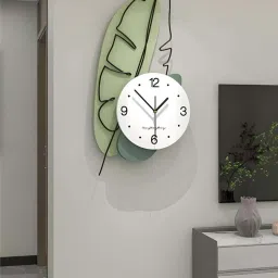 The Art House Green Metal Clock image 2
