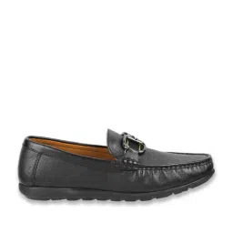 Metro Men's Black Casual Loafers-image-34