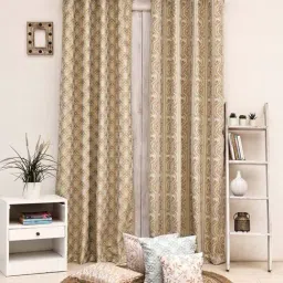 Ariana Pista Polyester Window Curtains - Set of 2 image 2