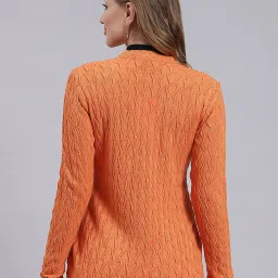 Monte Carlo Orange Regular Fit Cardigan image 2