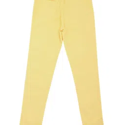 Peter England Girls Light Yellow Solid Jeans image 2