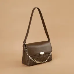 Ginger by Lifestyle Tan Sling Handbag image 2