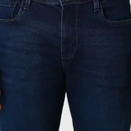 Van Heusen Denim Labs Navy Cotton Slim Fit Jeans image 4